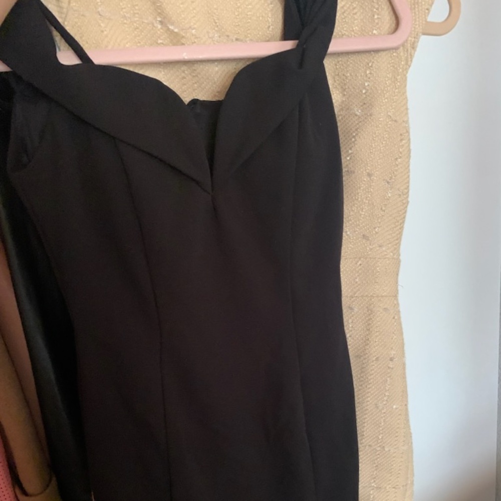 black dinner dress